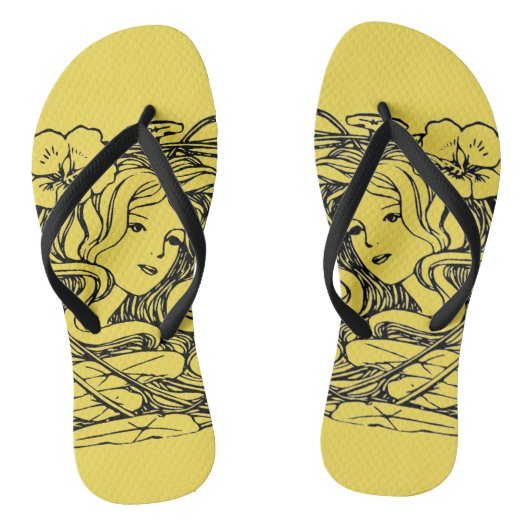 Tongs Enchanter Imaginaire-Dame Illustré (Semelle)