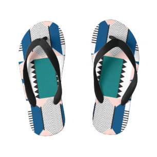 Tongs Enfants Abstrait moderne : Style géométrique sans couture