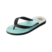 Tongs Enfants Adorable Emoji Face-Be heureux toujours (Incliné)