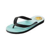 Tongs Enfants Adorable Winking Emoji Face-Be heureux toujours (Incliné)