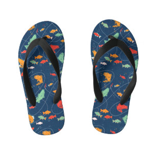 Tongs Enfants Allons à la pêche