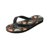 Tongs Enfants Amour Boho Birds Plan Floral (Incliné)