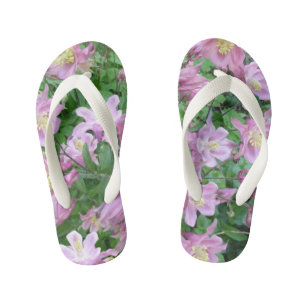Tongs Enfants Aquilegia Flower Flip Flops