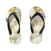 Tongs Enfants arrière - plan d'aquarelle Abstraite : dandelion, (Semelle)