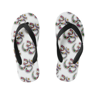 Tongs Enfants Art symbolique floral Namaste