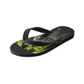 Tongs Enfants Batman Power Up Caractère Art (Incliné)