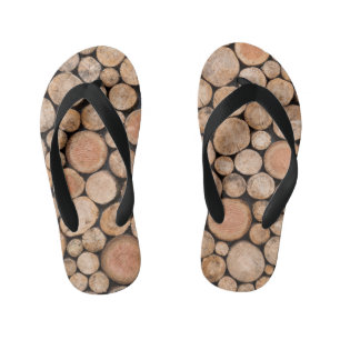 Tongs Enfants beau bois