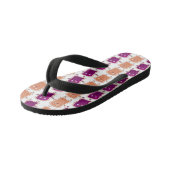 Tongs Enfants Beurre d'arachide mignonne et caricature sandwich  (Incliné)