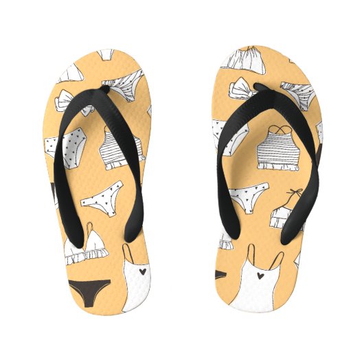 Tongs Enfants Bikini tropical : Motif d'été à main (Semelle)