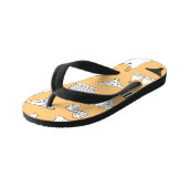 Tongs Enfants Bikini tropical : Motif d'été à main (Incliné)