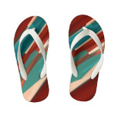 Tongs Enfants Bois et turquoise (Semelle)