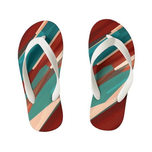 Tongs Enfants Bois et turquoise (Semelle)