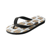 Tongs Enfants Bongo, dessin animé de batterie (Incliné)