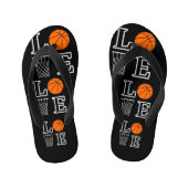 Tongs Enfants Boucles de basket-ball, Lecteur de basket-ball Cad (Semelle)