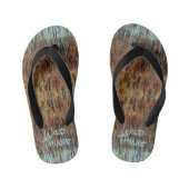 Tongs Enfants Brown et Bleu Flip Flops (Semelle)