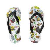 Tongs Enfants Bugs mignons (Semelle)