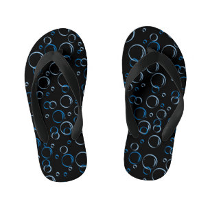 Tongs Enfants Bulles Motif 01.FR.b Black BG