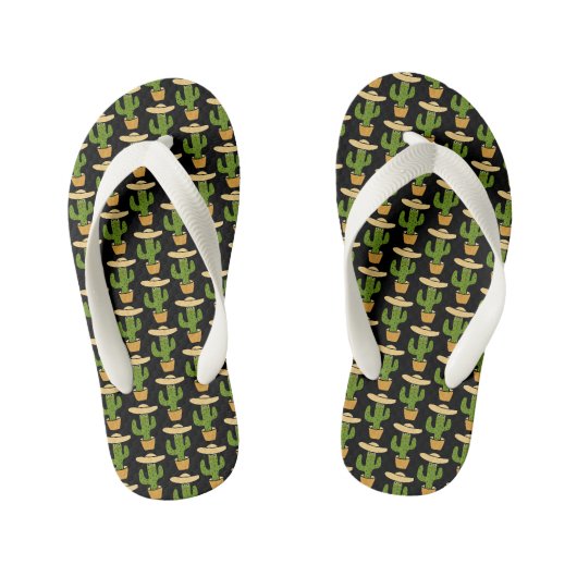 Tongs Enfants cactus mexicain (Semelle)