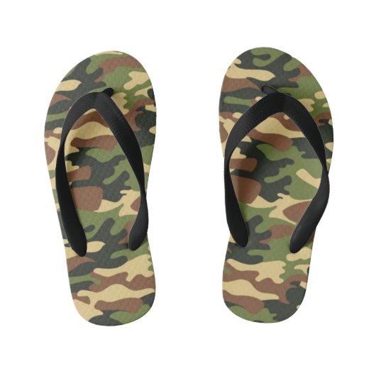 Tongs Enfants camouflage (Semelle)