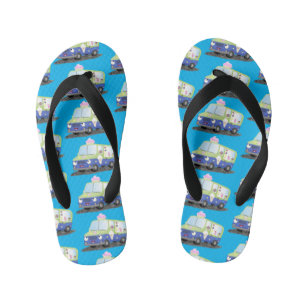 Tongs Enfants Caricature de camion de glace joli