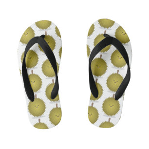 Tongs Enfants Caricature de durian joyeux