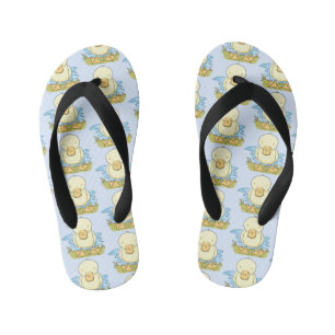 Tongs Enfants Caricature jaune mignon pour canard bébé