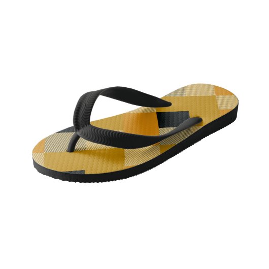 Tongs Enfants Carré géométrique Résumé 9 (Incliné)