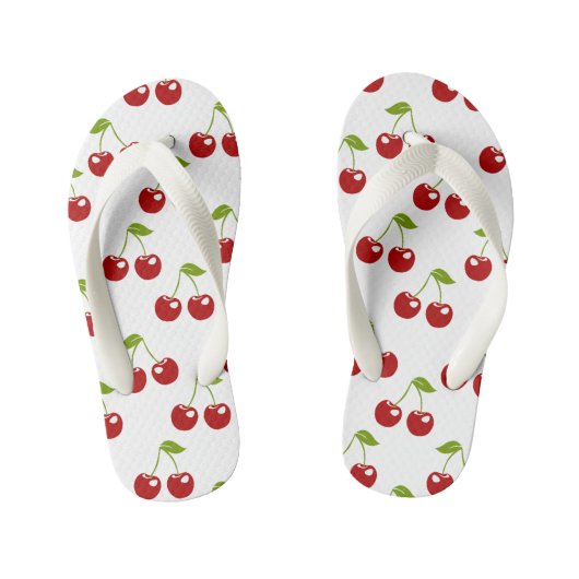 Tongs Enfants Cerise juteuse mûre (Semelle)