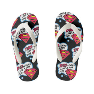 Tongs Enfants C'est un travail pour... Superman