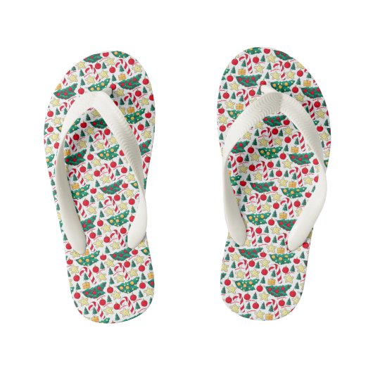Tongs Enfants Christmas Pattern Pair of Flip Flops (Semelle)