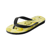Tongs Enfants citrons aquarelle 15 (Incliné)