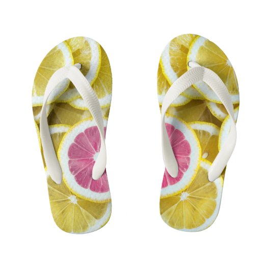Tongs Enfants Citrons et pamplemousses (Semelle)