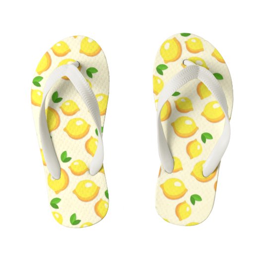 Tongs Enfants citrons jaunes fantastiques (Semelle)