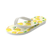 Tongs Enfants citrons jaunes fantastiques (Incliné)