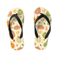 Citrouille vert et orange, motif sans soudure.