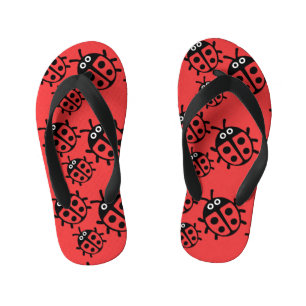 Tongs Enfants coccinelle et coccinelle