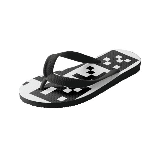 Tongs Enfants code qr (Incliné)