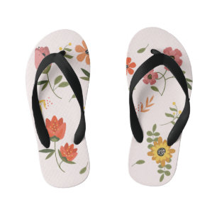 Tongs Enfants collection de fleurs