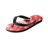 Tongs Enfants Conception de feuilles d'érables-29997 (Incliné)