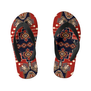 Tongs Enfants Conception de tapis ornementaux : Géométrique Vint