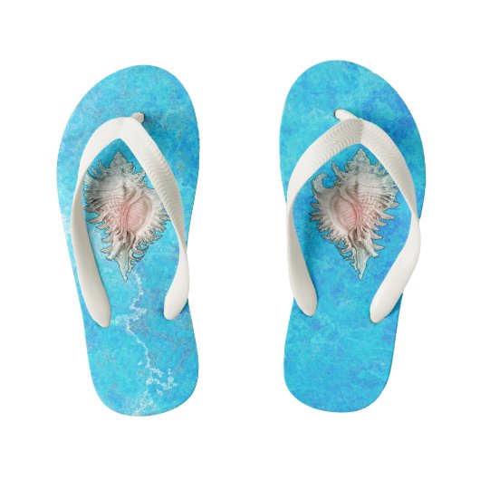 Tongs Enfants Conch Shell "Beach Life" (Semelle)