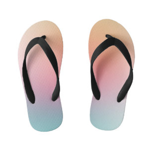 Tongs Enfants Couleurs arc-en-ciel Bleu jaune rouge rose tendanc