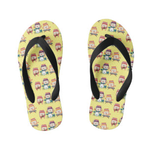 Tongs Enfants Cute confiture session dessin animé musicien humou