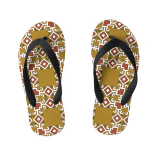 Tongs Enfants Damask sans soudure : arrière - plan motif vintage