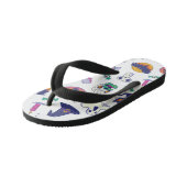 Tongs Enfants Décor motif d'Halloween (Incliné)