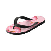 Tongs Enfants Des beignes glacées Arrière - plan sans soudure (Incliné)