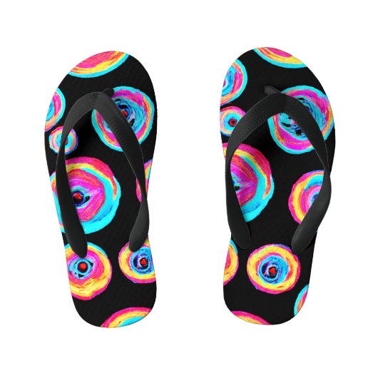 Tongs Enfants Design Motif coloré (Semelle)