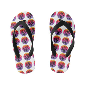 Tongs Enfants Design rétro Sunset Curve