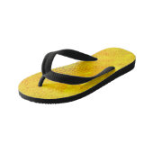 Tongs Enfants Dinosaure d'or caché (Incliné)