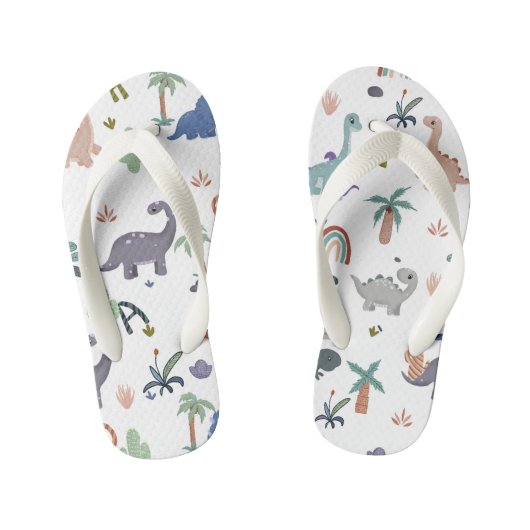 Tongs Enfants Dinosaure Mignons (Semelle)